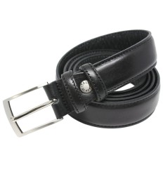 Ceinture en cuir véritable grainée fine Renato Balestra
