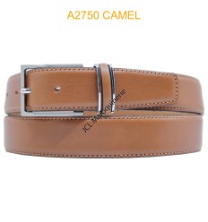 Ceinture en cuir de vachette A2750 CAMEL