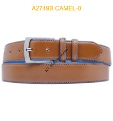 Ceinture en cuir de vachette 2749B CAMEL