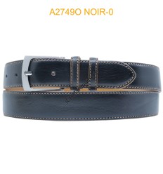 Ceinture en cuir de vachette 2749O NOIR