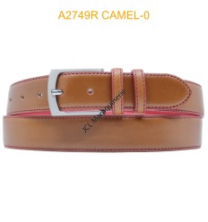 Ceinture en cuir de vachette 2749R CAMEL