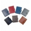 Portefeuille COTIDI avec portemonnaie anti RFID en cuir CC3551 rouge