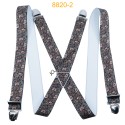 Bretelle "X" Elastique à pinces 35mm Fabrication Française 8820