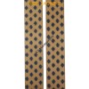 Bretelle élastique fabriqué en france 35mm à motifs jaune