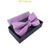 Nœuds papillon pour homme avec mouchoir en boîte MAUVE