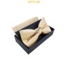 Nœuds papillon pour homme avec mouchoir en boîte OR