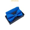Nœuds papillon pour homme avec mouchoir en boîte ROYAL