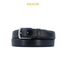 Ceinture en cuir de buffle largeur 3.5 cm 836