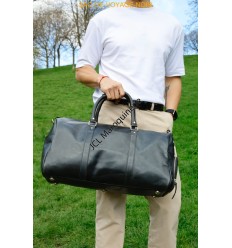 Sac de voyage en cuir de buffle 100% véritable