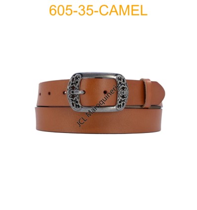 Ceinture femme avec boucle style western largeur 35MM