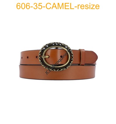 Ceinture femme avec boucle style western largeur 35MM