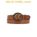 Ceinture femme avec boucle ronde style western largeur 35MM 606-35