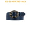 Ceinture femme avec boucle style western largeur 35MM