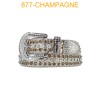 Ceinture avec boucle en strass