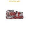 Ceinture avec boucle en strass