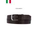 Ceinture en cuir de vachette pour homme Fabriqué en Italie