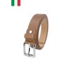 Ceinture femme en cuir de vachette largeur 25mm Fabriqué en Italie IT25