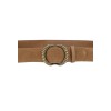 Ceinture femme en cuir de daim avec boucle style vintage