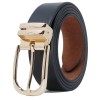 Ceinture femme en croûte de cuir de vachette - 5