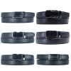 Ceinture automatique sans trous croute de cuir de vachette ajustable 30mm - 1