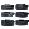 Ceinture automatique sans trous croute de cuir de vachette ajustable 35mm - 4