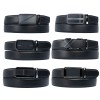 Ceinture automatique sans trous croute de cuir de vachette ajustable 35mm - 4