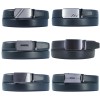 Ceinture automatique sans trous croute de cuir de vachette ajustable 35mm - 4