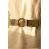 Ceinture large élastique boucle dorée - 7