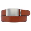 Ceinture automatique boucle crémaillère sans trous en cuir de buffle 3.5 cm - 7