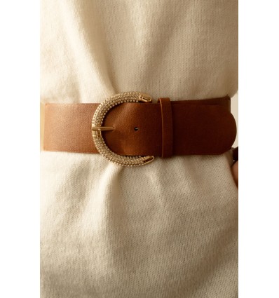 Ceinture femme élastique avec boucle métal - 22