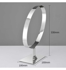 Présentoir ceinture en métal couleur argent - 1