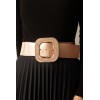 Ceinture femme élastique avec boucle métal - 22