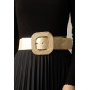 Ceinture femme élastique avec boucle métal - 23