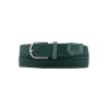 Ceinture élastique tressée large Vert Foncé - 1