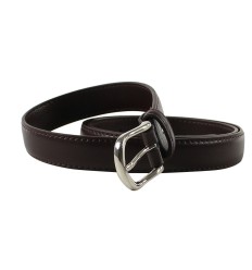 Ceinture classique en croûte de cuir