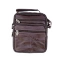 Sac bandoulière en cuir de vachette
