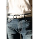 Ceinture femme en croûte de cuir de vachette 821