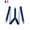 Bretelles élastiques 3 pinces Fabriqué en France - 5