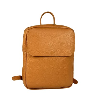 Sac à dos ordinateur en cuir de vachette Fabrication Italienne - 9