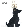 Porte clé forme chien en cuir de vachette Fabrication Italienne - 2