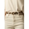 Ceinture tressé avec boucle dorée 2 cm de large - 2