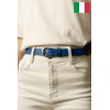 Ceinture femme en cuir de vachette 2,5 cm de large Fabriqué en Italie - 1