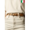 Ceinture femme en cuir de vachette 2,5 cm de large Fabriqué en Italie - 1