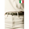 Ceinture femme en cuir de vachette 2,5 cm de large Fabriqué en Italie - 1
