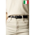 Ceinture femme en cuir de vachette 2,5 cm de large Fabriqué en Italie