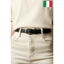Ceinture femme en cuir de vachette 2,5 cm de large Fabriqué en Italie