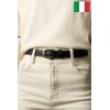 Ceinture femme en cuir de vachette 2,5 cm de large Fabriqué en Italie - 1