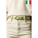 Ceinture femme en cuir de vachette 2,5 cm de large Fabriqué en Italie