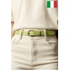 Ceinture femme en cuir de vachette 2,5 cm de large Fabriqué en Italie - 1