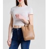 Petit sac cabas en cuir de vachette avec pochette attaché Fabriqué en Italie - 2